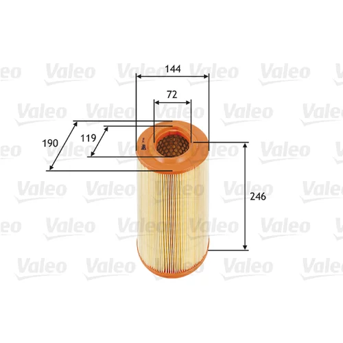 Vzduchový filter 585669 /VALEO/