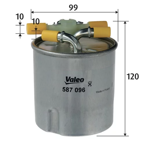 Palivový filter VALEO 587096