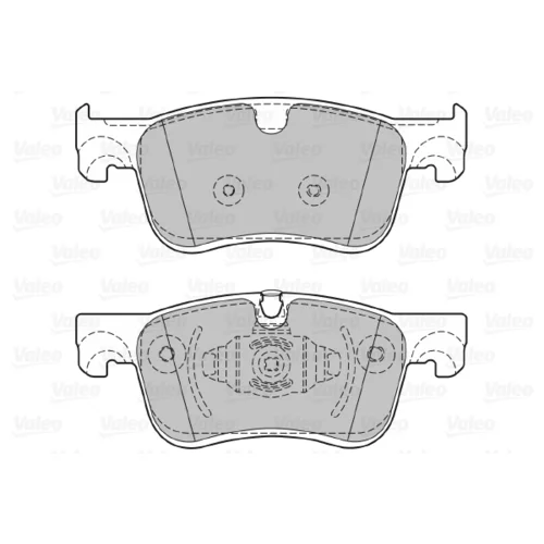 Sada brzdových platničiek kotúčovej brzdy 601410 /VALEO/ - obr. 1