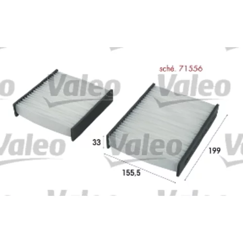 Filter vnútorného priestoru VALEO 715556