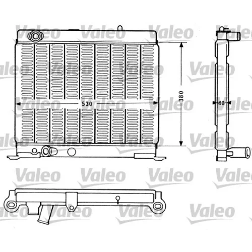 Chladič motora VALEO 810871