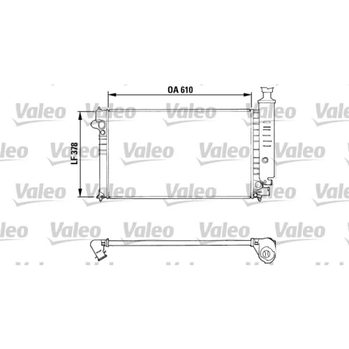Chladič motora VALEO 810919
