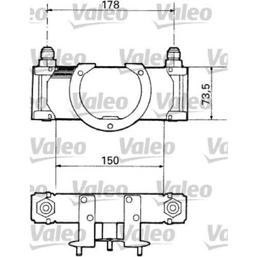 Chladič motorového oleja VALEO 816593