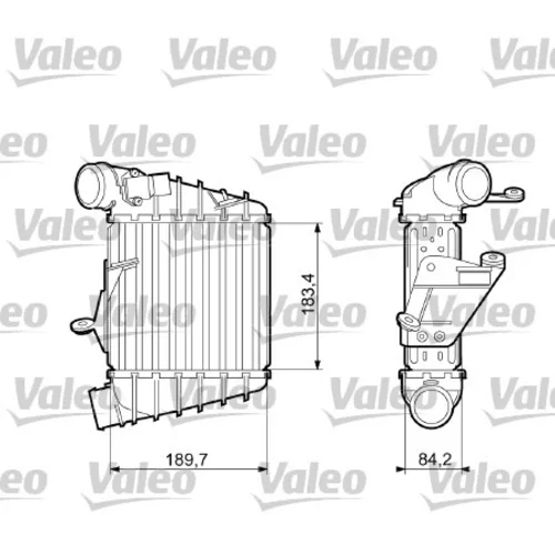 Chladič plniaceho vzduchu VALEO 817556