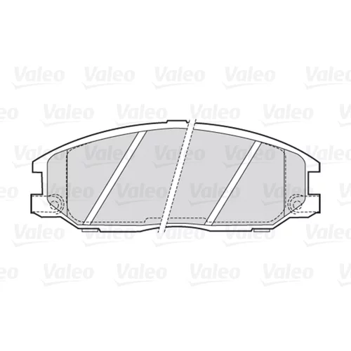 Sada brzdových platničiek kotúčovej brzdy VALEO 301505 - obr. 1