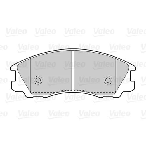 Sada brzdových platničiek kotúčovej brzdy VALEO 301506 - obr. 1