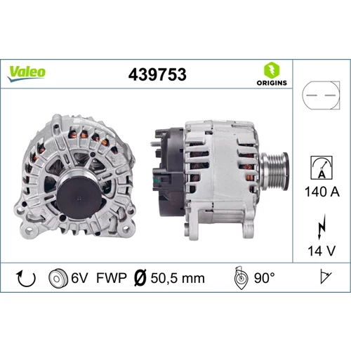 Alternátor VALEO 439753