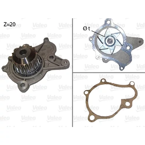 Vodné čerpadlo, chladenie motora VALEO 506922