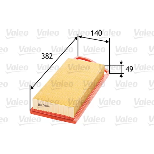 Vzduchový filter VALEO 585005