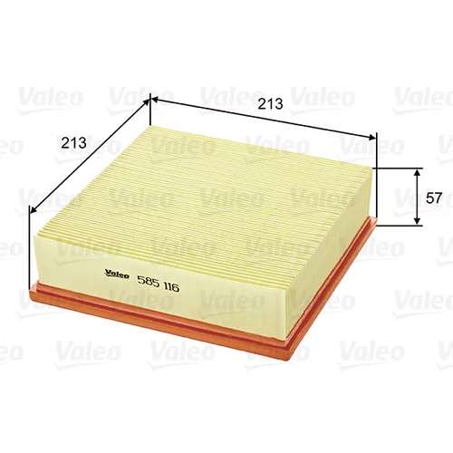 Vzduchový filter VALEO 585116