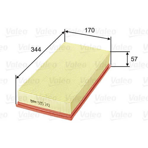 Vzduchový filter VALEO 585242