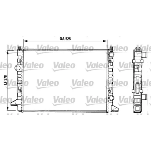 Chladič motora VALEO 731007