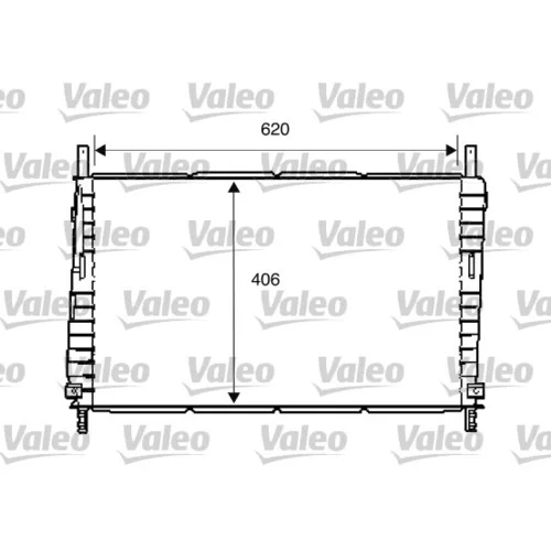 Chladič motora VALEO 734286