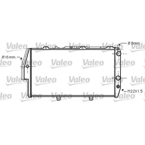Chladič motora VALEO 734738