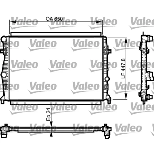 Chladič motora VALEO 735556