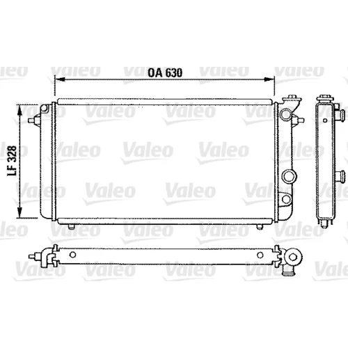 Chladič motora VALEO 810889