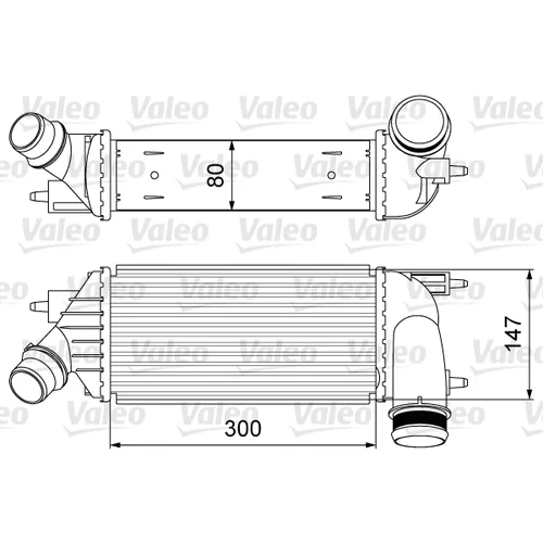 Chladič plniaceho vzduchu VALEO 818583