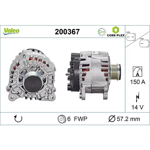 Alternátor VALEO 200367