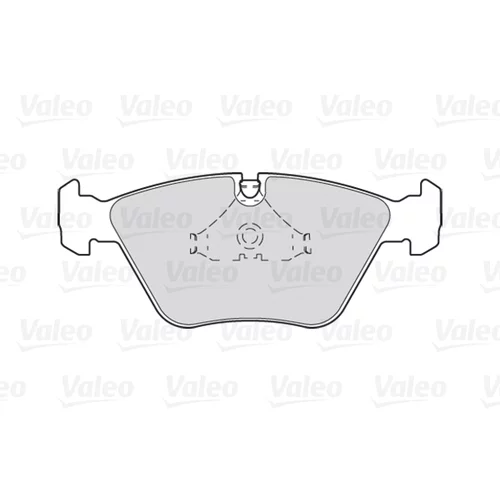 Sada brzdových platničiek kotúčovej brzdy VALEO 301231 - obr. 1