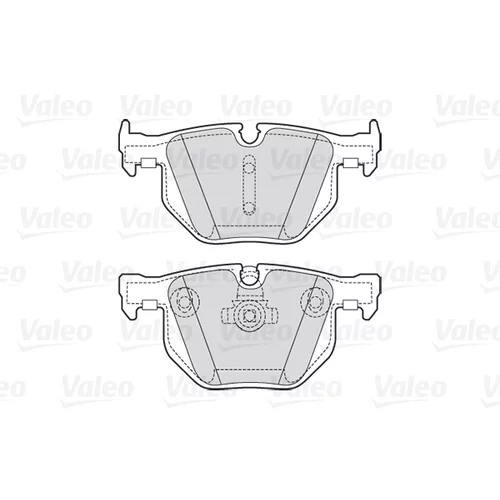 Sada brzdových platničiek kotúčovej brzdy VALEO 301754 - obr. 1