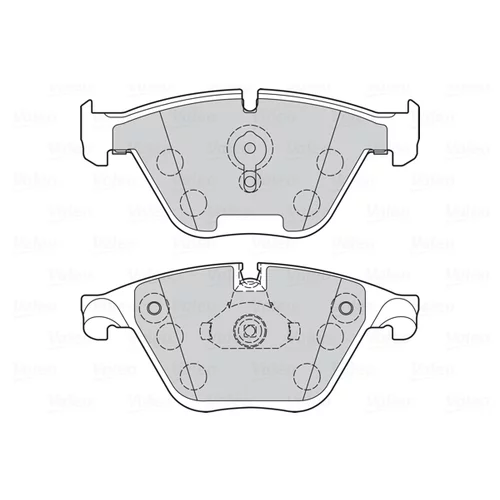 Sada brzdových platničiek kotúčovej brzdy 302273 /VALEO/ - obr. 1