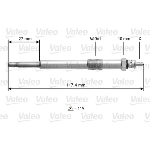 Žeraviaca sviečka VALEO 345143