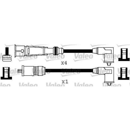 Sada zapaľovacích káblov VALEO 346363