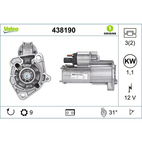 Štartér 438190 /VALEO/