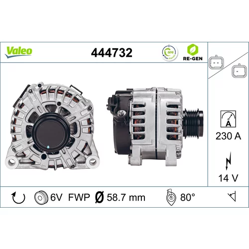 Alternátor VALEO 444732