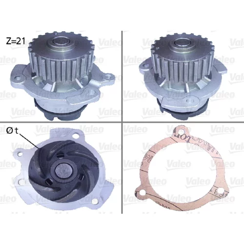 Vodné čerpadlo, chladenie motora VALEO 506151