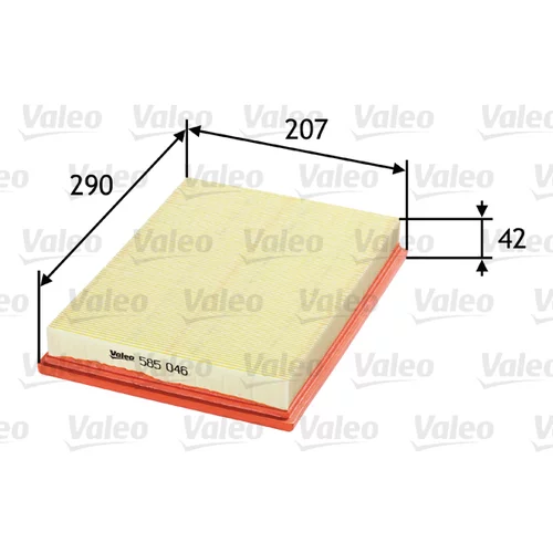 Vzduchový filter VALEO 585046