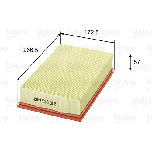 Vzduchový filter VALEO 585068