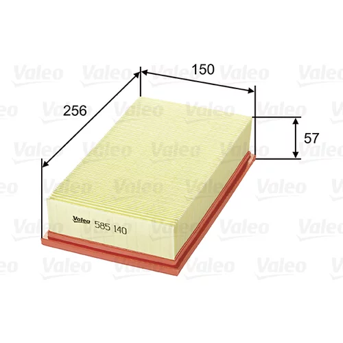 Vzduchový filter VALEO 585140