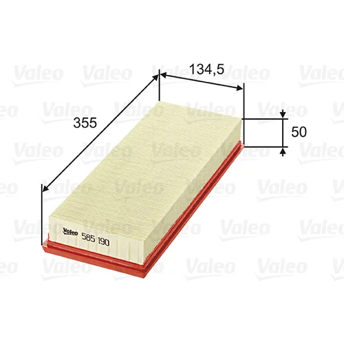 Vzduchový filter VALEO 585190