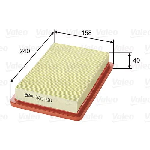 Vzduchový filter VALEO 585196