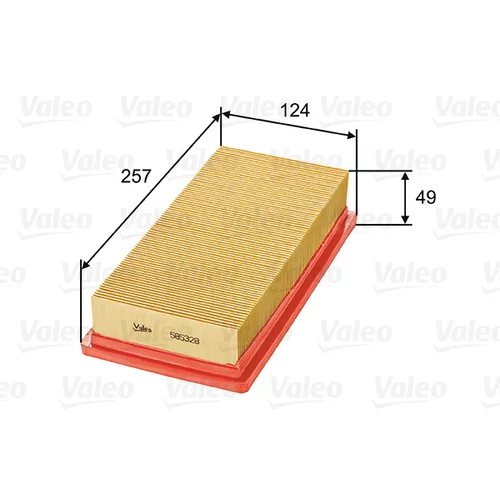 Vzduchový filter VALEO 585328