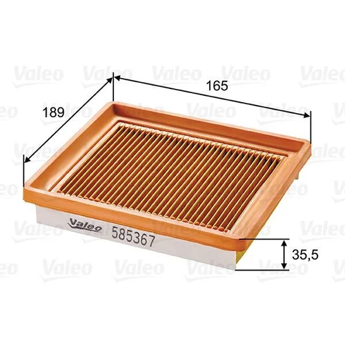 Vzduchový filter VALEO 585367