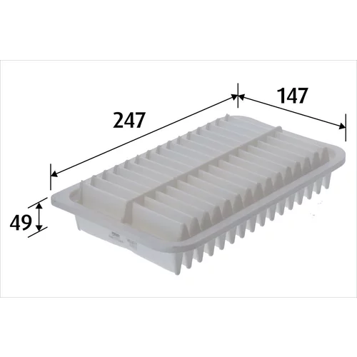 Vzduchový filter 585827 /VALEO/