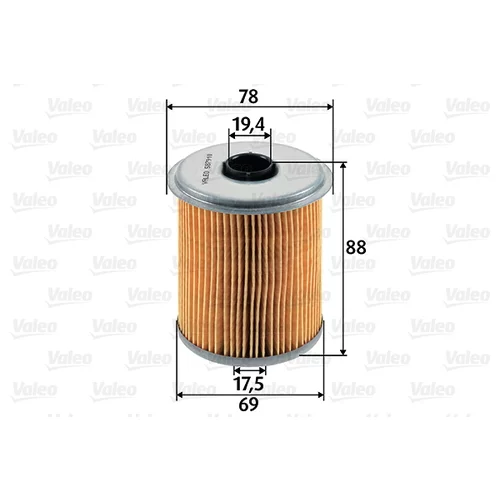 Palivový filter VALEO 587910