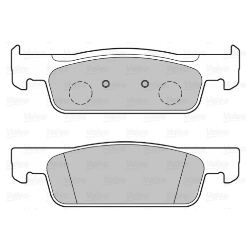 Sada brzdových platničiek kotúčovej brzdy VALEO 601345 - obr. 1