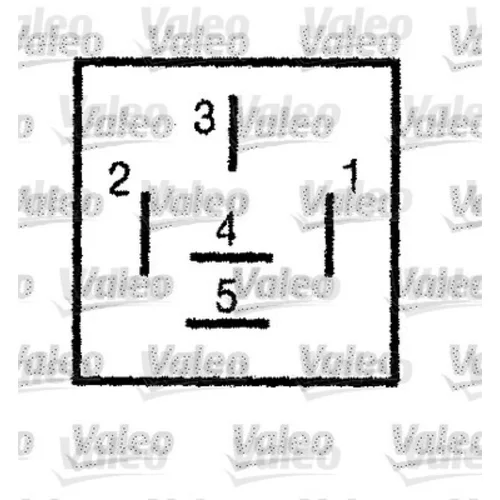 Relé pracovného prúdu VALEO 643512 - obr. 2