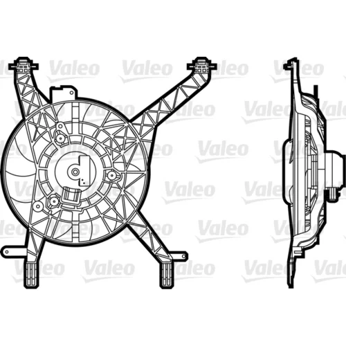 Ventilátor chladenia motora VALEO 696345