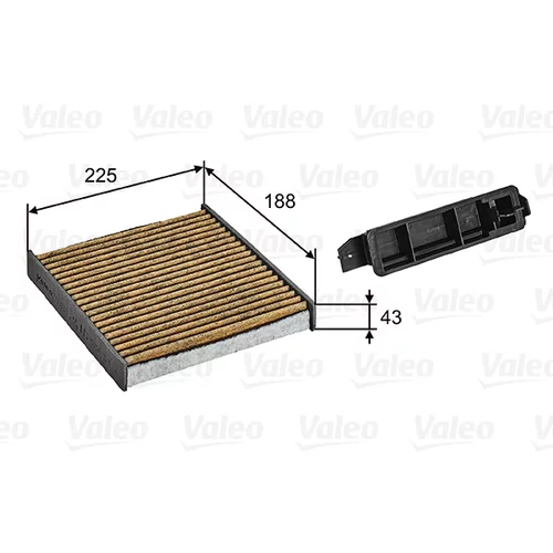 Filter vnútorného priestoru VALEO 701030