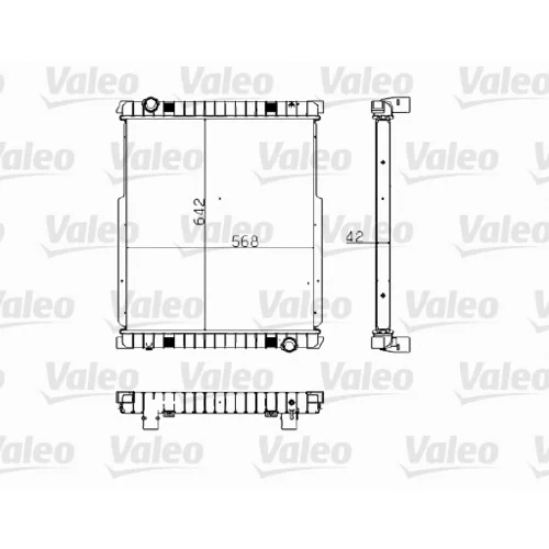 Chladič motora VALEO 733481