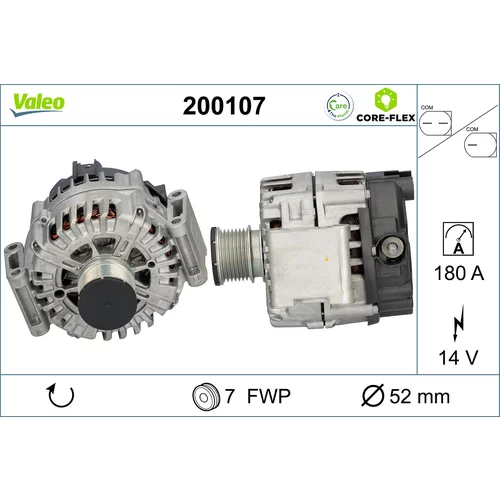 Alternátor VALEO 200107