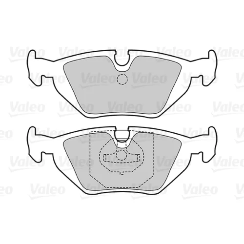 Sada brzdových platničiek kotúčovej brzdy VALEO 301386 - obr. 1