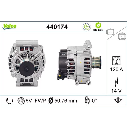 Alternátor 440174 /VALEO/