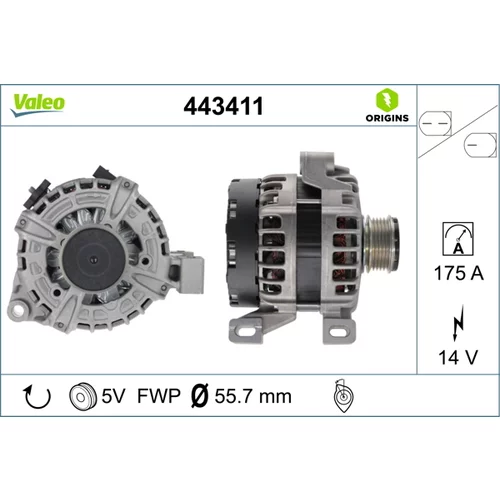 Alternátor VALEO 443411