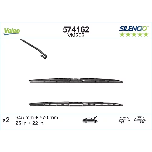 Stieracia lišta 574162 /VALEO/