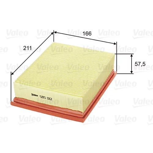 Vzduchový filter VALEO 585012